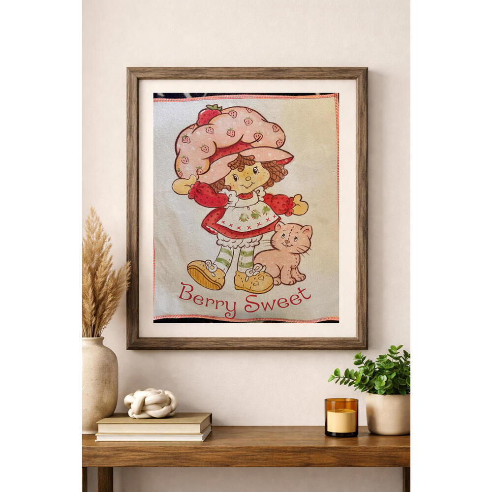 two face threads berry sweet strawberry shortcake biggie patch custom wall art